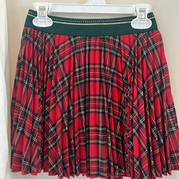 Abel & Lula Girls Matching Set Skirt White Long Sleeveless Top. Pleaded Skirt - Picture 7 of 11